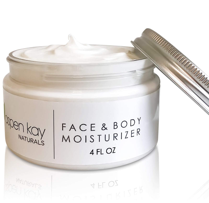 [Australia] - Face and Body Moisturizer, Natural, Unscented Moisturizer for Sensitive Skin. (4. OZ) By Aspen Kay Naturals 