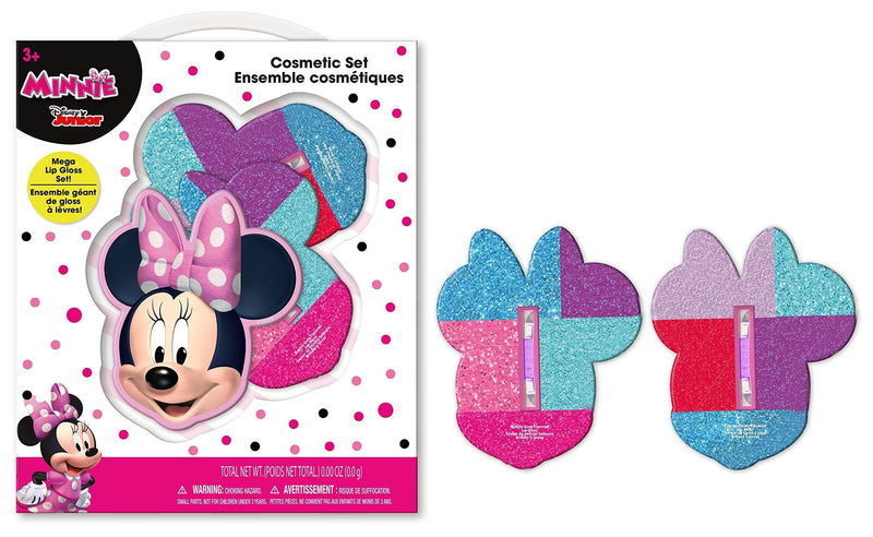 [Australia] - Townley Girl Minnie Mouse Sparkly Lip Gloss for Girls, MEGA PACK 