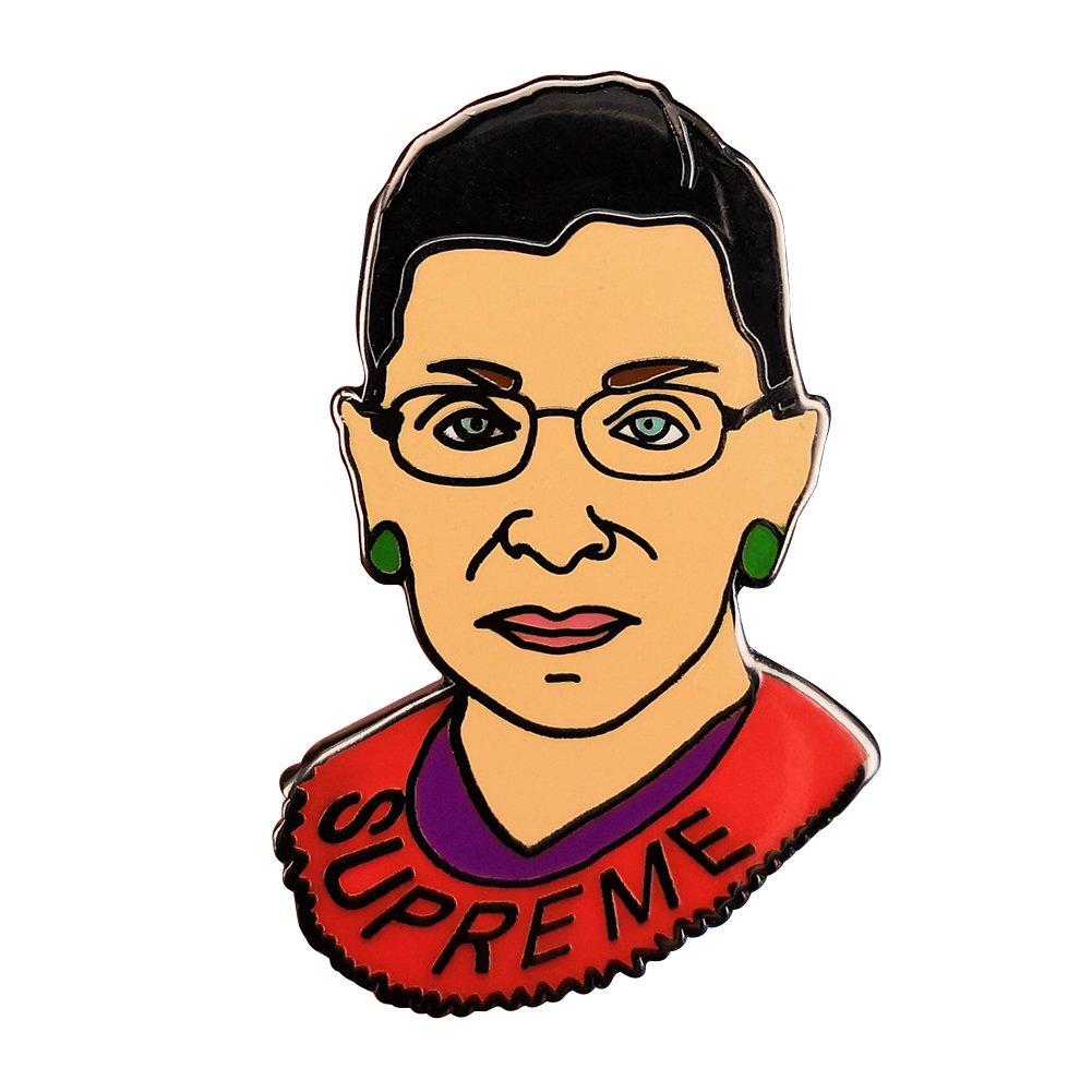 [Australia] - Supreme Ruth Bader Ginsburg Women Pin Badge Notorious RBG Feminists 