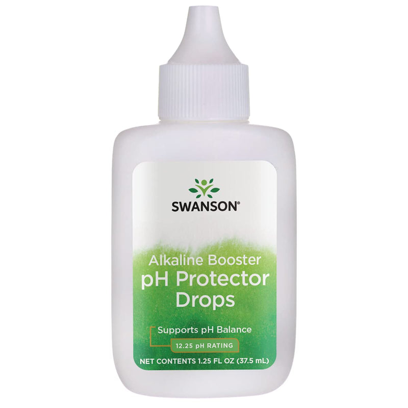 [Australia] - Swanson Alkaline Booster - pH Protector Drops with 12.25 pH Rating - Make Your Own Alkaline Water - Add to Distilled Water to Help Maintain pH Balance (1.25 Fl Oz) 1 