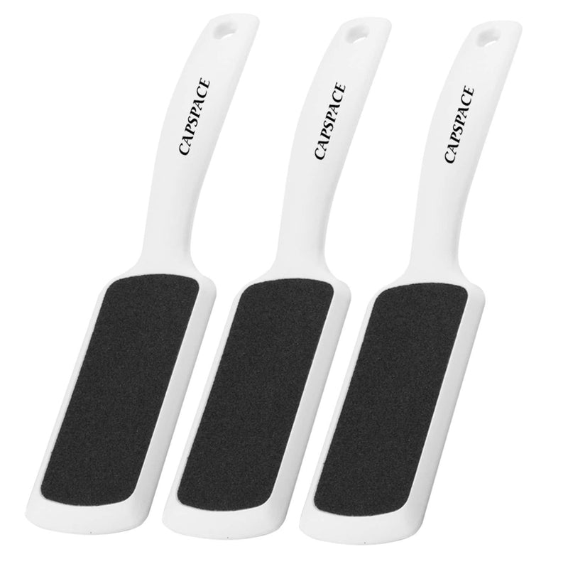 [Australia] - 3 Pcs Pedicure Foot Rasp File Callus Remover Dead Skin & Double-Sided Foot Scrubber Foot Files Kit Heel Scraper Foot Scrub Care Tool To Remove Rough Cracked Corns Smoothing Hard Skin 3 pieces 