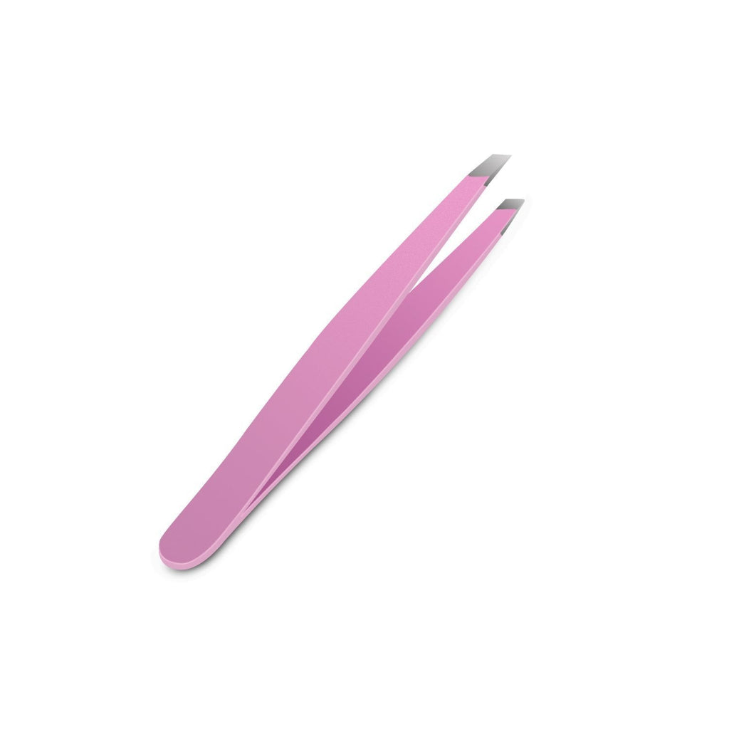 [Australia] - Y&R Direct Professional Stainless Steel Slant Tip Tweezer, Precision Eyebrow Tweezers For Your Daily Beauty Routine (pink) pink 