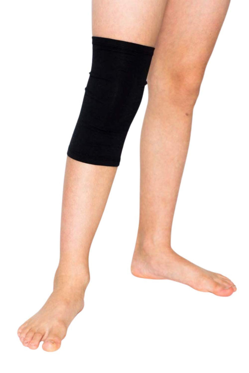 [Australia] - Remedywear Eczema Sleeves for Arms, Legs, Elbows, Knees - Babies to Adults - Inflammation Relief with TENCEL and Zinc, 1 Pair (Black, Size 3) Black Size 3 (1 Pair) 