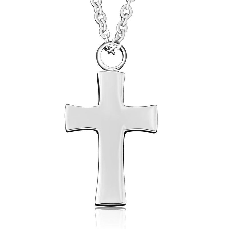 [Australia] - Sug Jasmin Religious Cross Urn Necklace for Ash After Cremation Memorial Pendant Jewelry with Fill Kit Style 6 