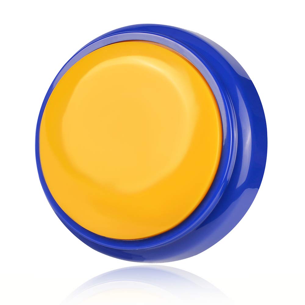 [Australia] - Cover 30S Voice Recorder Talking Button Yellow and Blue 