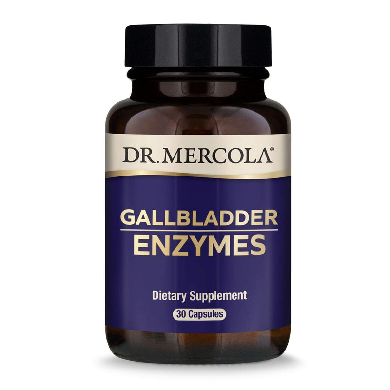 [Australia] - Dr. Mercola Gallbladder Enzymes Dietary Supplement, 30 Servings (30 Capsules), Supports Digestive Health, Non GMO, Soy Free, Gluten Free 