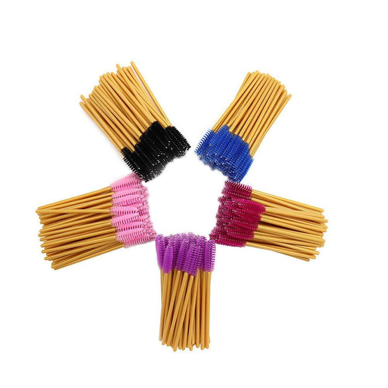 [Australia] - Mascara Wands Disposable Eyelash Brushes Bulk for Extensions Premium Lash Wand Makeup Brush Tool Kit, Multi Color, 250 Pack 