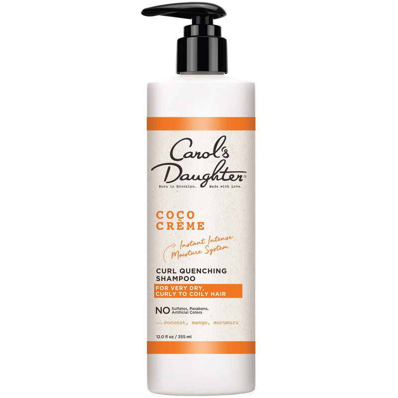 [Australia] - Carol’s Daughter Coco Creme Curl Quenching Sulfate Free Shampoo for Very Dry Hair, with Coconut Oil and Mango Butter, Sulfate Free Shampoo for Curly Hair, 12 fl oz 
