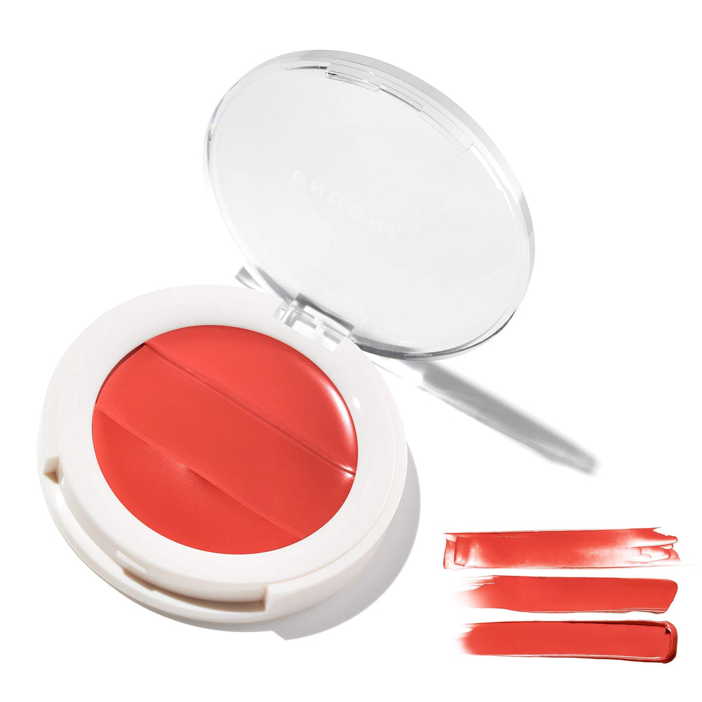 [Australia] - 3-in-1 Lip + Cheek Cream. Coconut Extract for Radiant, Dewy, Natural Glow - UNDONE BEAUTY Lip to Cheek Palette. Blushing, Highlighting & Tinting. Sheer to Opaque Color. Vegan & Cruelty Free. BLAZEN 