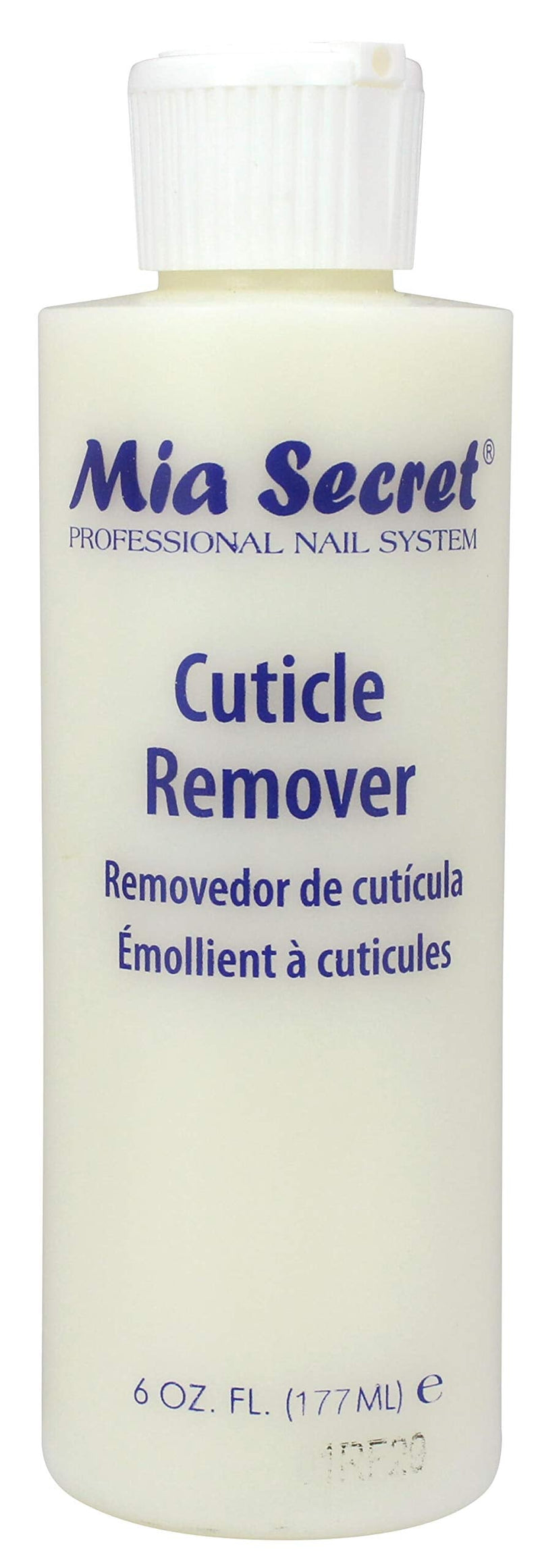 [Australia] - Mia Secret Cuticle Softener & Remover - Quick Easy Safe - 6 oz Cuticle Dissolver Cream for Hand or Foot Nails - Removes Cuticles Safely and Softens the Edge - Excellent for Manicures and Pedicures 