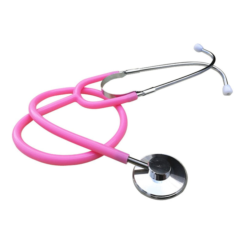 [Australia] - MorTime Dual Head Stethoscope, Real Working Stethoscope for Kids Cosplay, Educational Equipment, Pink (1 pc) 