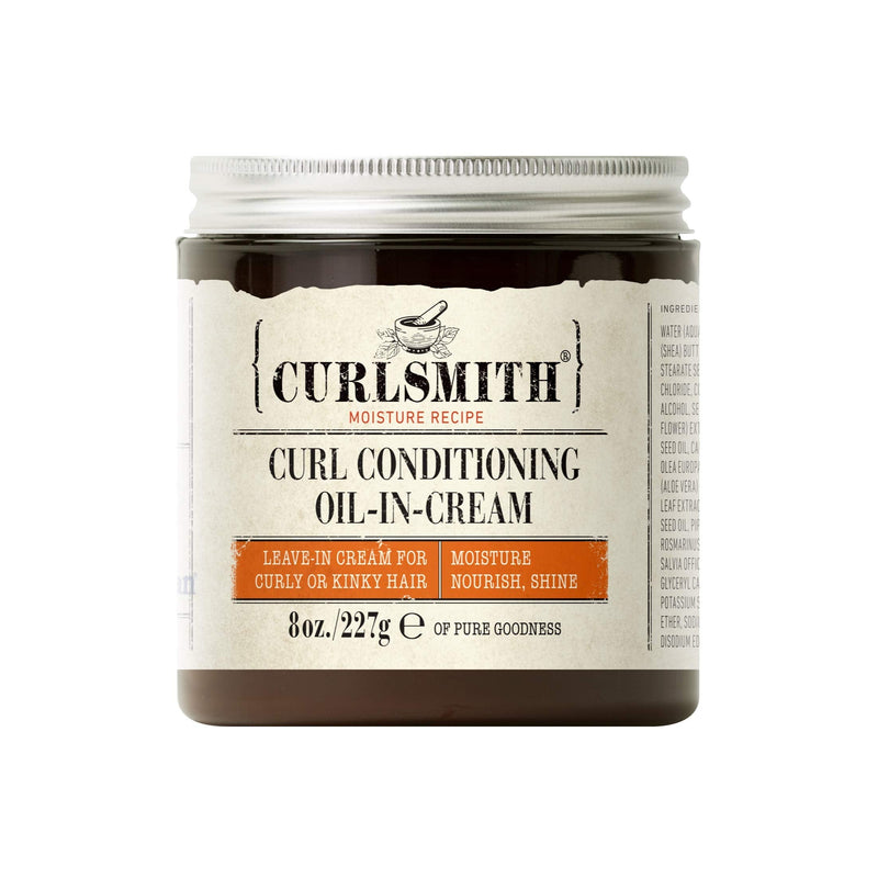 [Australia] - Curlsmith - Curl Conditioning Oil in Cream - Vegan Leave in Conditioner for Curly and Coily Hair (8oz) 8 Fl Oz (Pack of 1) 