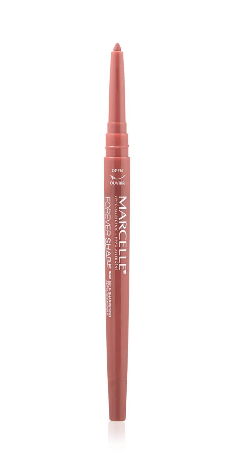 [Australia] - Marcelle Forever Sharp Waterproof Lip Liner, Warm Nude, Hypoallergenic and Fragrance-Free, 0.008 oz 