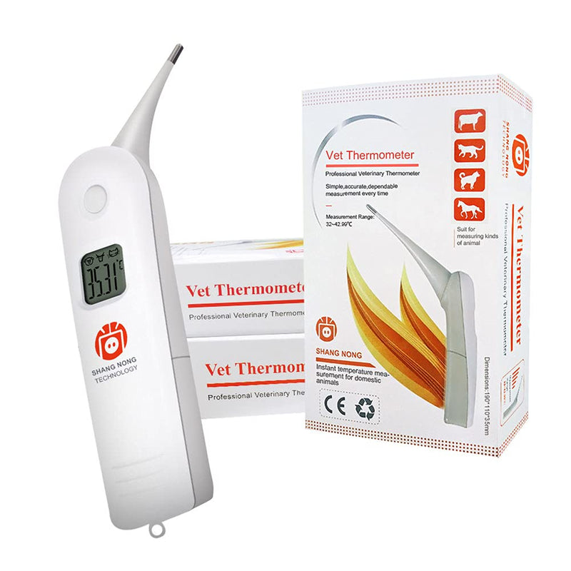 [Australia] - Animal Electronic Ehermometer Pet Thermometer Digital Thermometer is a Fast Rectal Thermometer for Dogs,Horse, Cats, Pigs,Sheep 