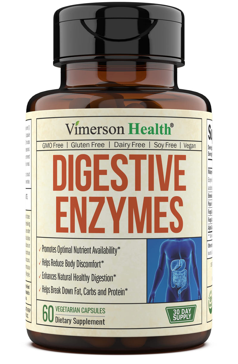 [Australia] - Digestive Enzymes with Probiotics. Advanced Multi Enzyme Supplement for Better Digestion & Nutrient Absorption. Helps Promote Regularity, Alleviate Occasional Digestive Discomfort & Boost Metabolism 