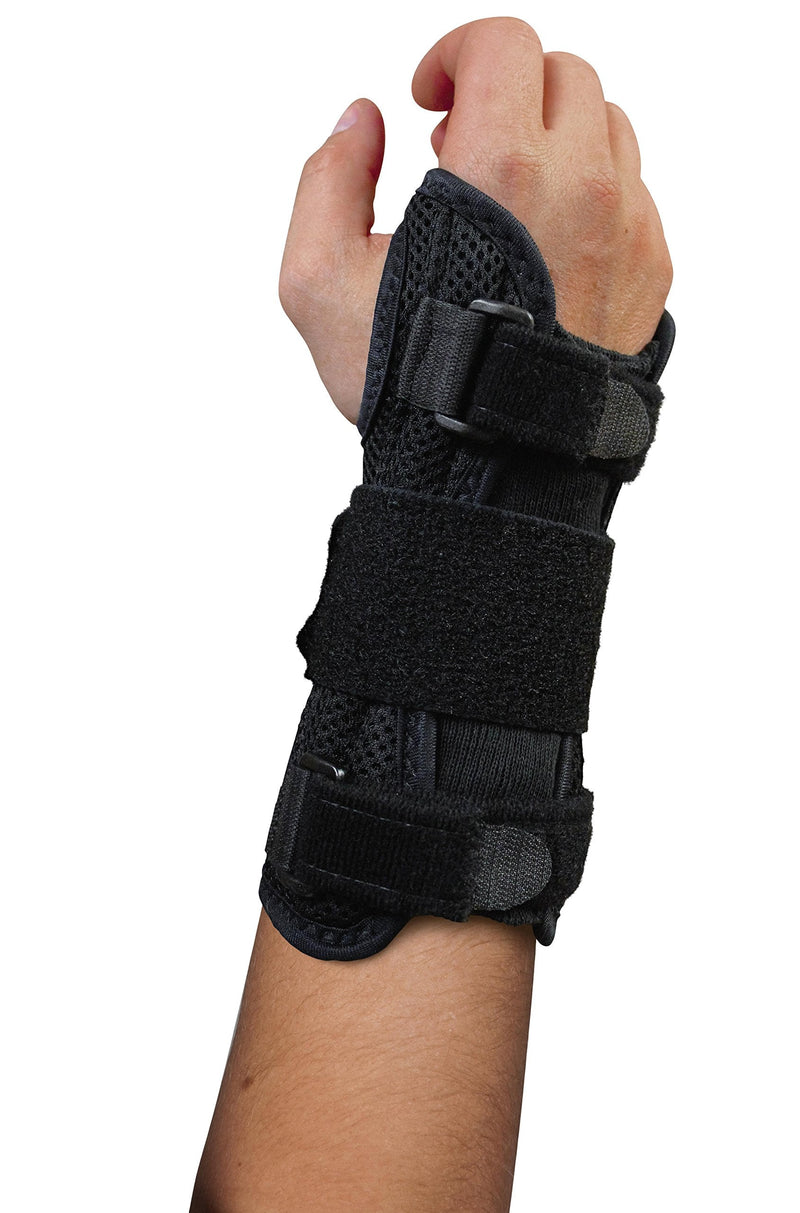 [Australia] - Blue Jay An Elite Healthcare Brand Deluxe Wrist Brace Black for Carpal Tunnel, Left Large/X-Large 