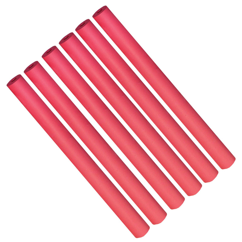 [Australia] - Rehabilitation Advantage Closed Cell Foam Tubing for Utensil Support, Red (Pack of 6) 1 1/8'' OD x 3/8'' ID x 12'' Red (6) 