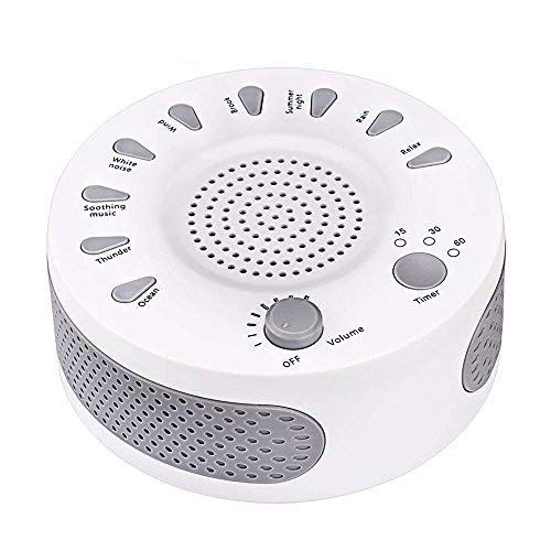 [Australia] - White Noise Machine, Portable Sleep Sound Therapy Machine with 3 Timers & 9 Natural Sound Options for Baby Kids Home Office Bedroom Travel Sleep Timer 