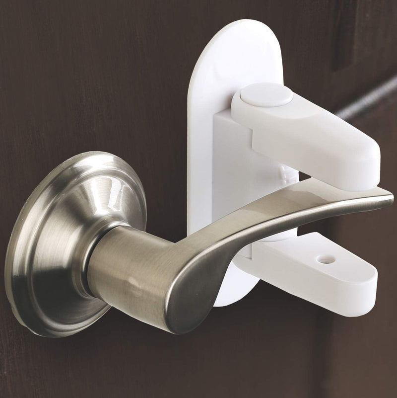 [Australia] - Door Lever Lock (2 Pack) Child Proof Doors & Handles 3M Adhesive - Child Safety By Tuut 
