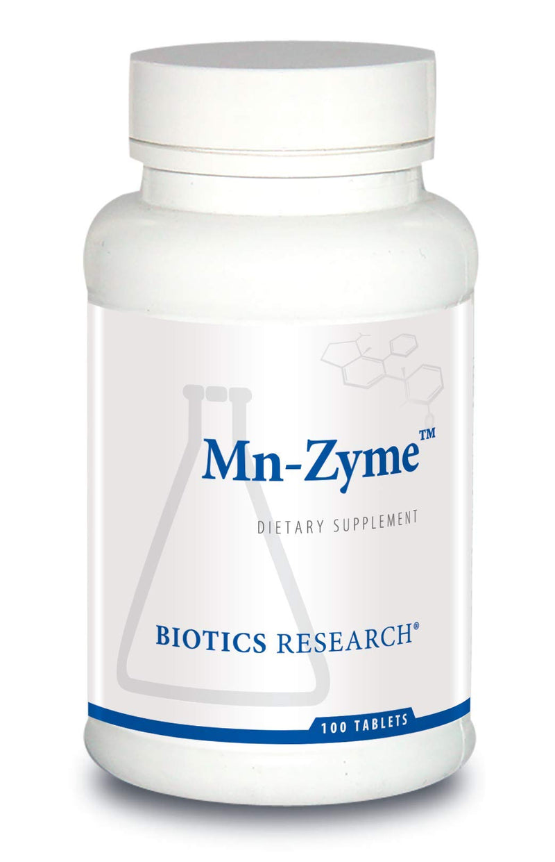 [Australia] - Biotics Research Mn Zyme, Manganese, Antioxidant, Metabolism Support, Bone and Cartilage Development. 100 tabs 
