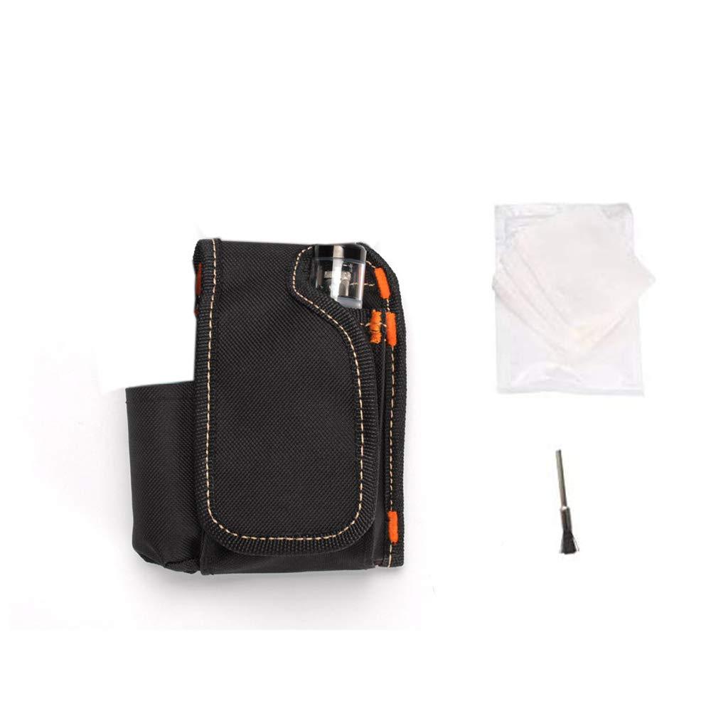 [Australia] - Vape Case Travel Aiture Tool Bag Vapor Carrying Pouch Portable Pocket Pole Box Storage Bag with Organic Cotton/Cleaning Brush 
