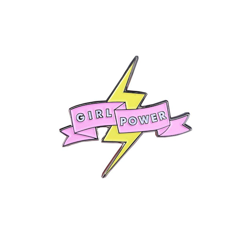 [Australia] - GuDeKe Girl Power Feminism Womens Soft Enamel pin Brooch 