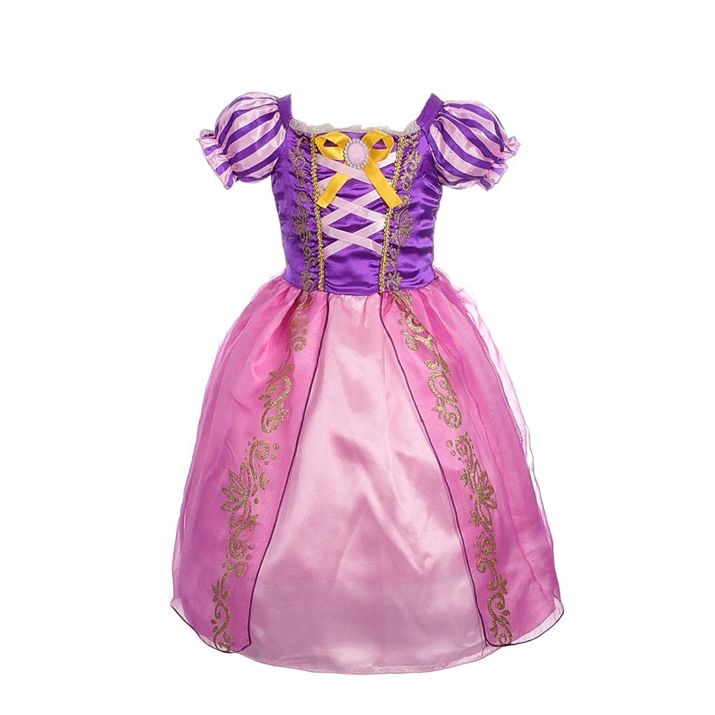 [Australia] - Dressy Daisy Girls' Princess Dress up Fairy Tales Costume Cosplay Party with Long Braid Accessories 12-18 Months Dress Only 
