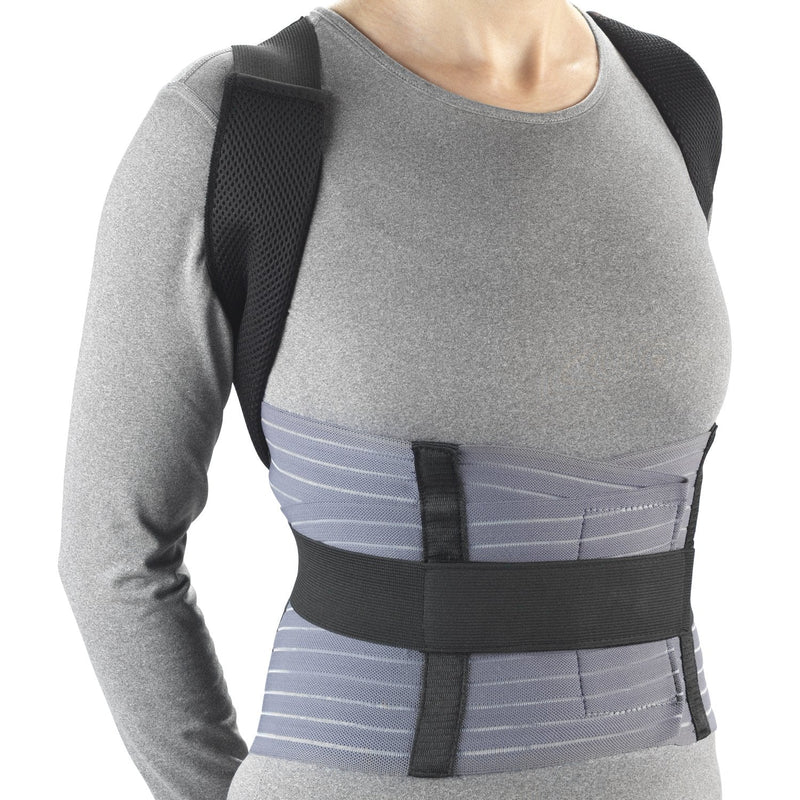 [Australia] - OTC Medical Posture Brace with Rigid Stays, Spinal Curve, Back Lumbar and Neck Support, Large 