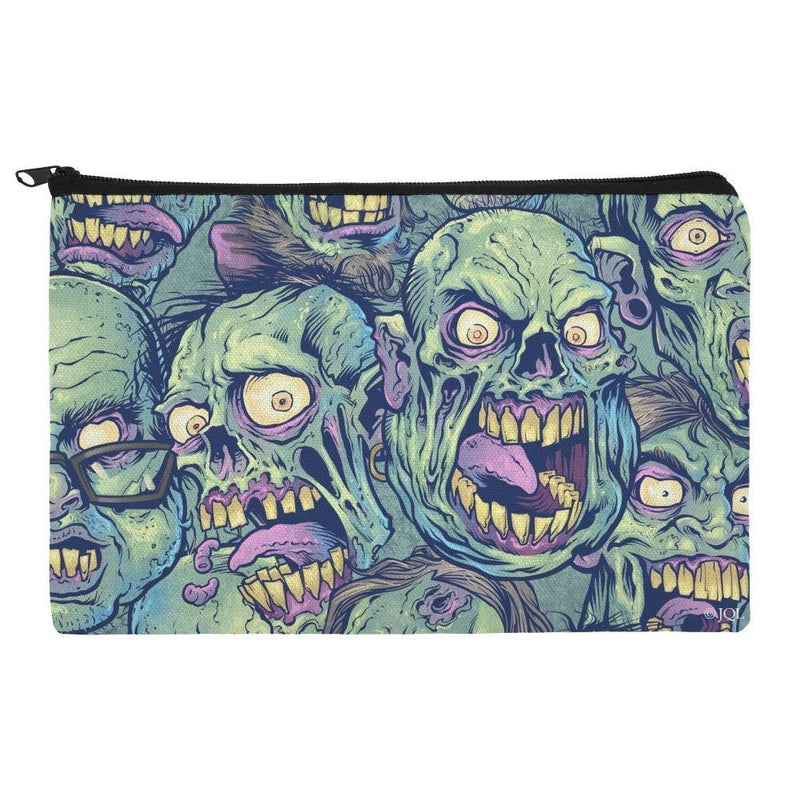 [Australia] - Zombie Pattern Dead Corpses Undead Horror Makeup Cosmetic Bag Organizer Pouch 