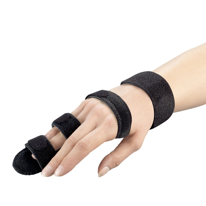 [Australia] - OTC Finger immobilizer Hand Splint, fracure Recovery Support, Small Black 