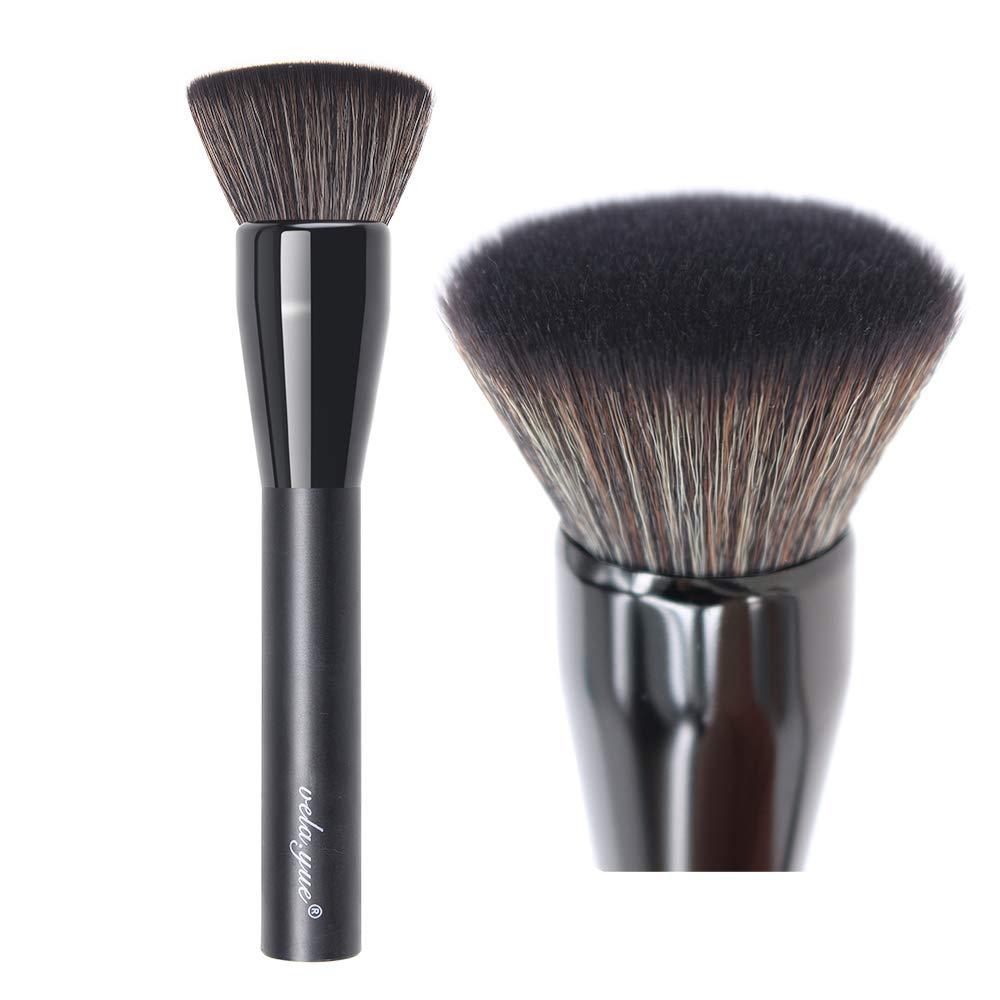 [Australia] - Vela.Yue Flat top Kabuki Makeup Brush for Powder Foundation Liquid Cream Blending Buffing Contouring Make up 