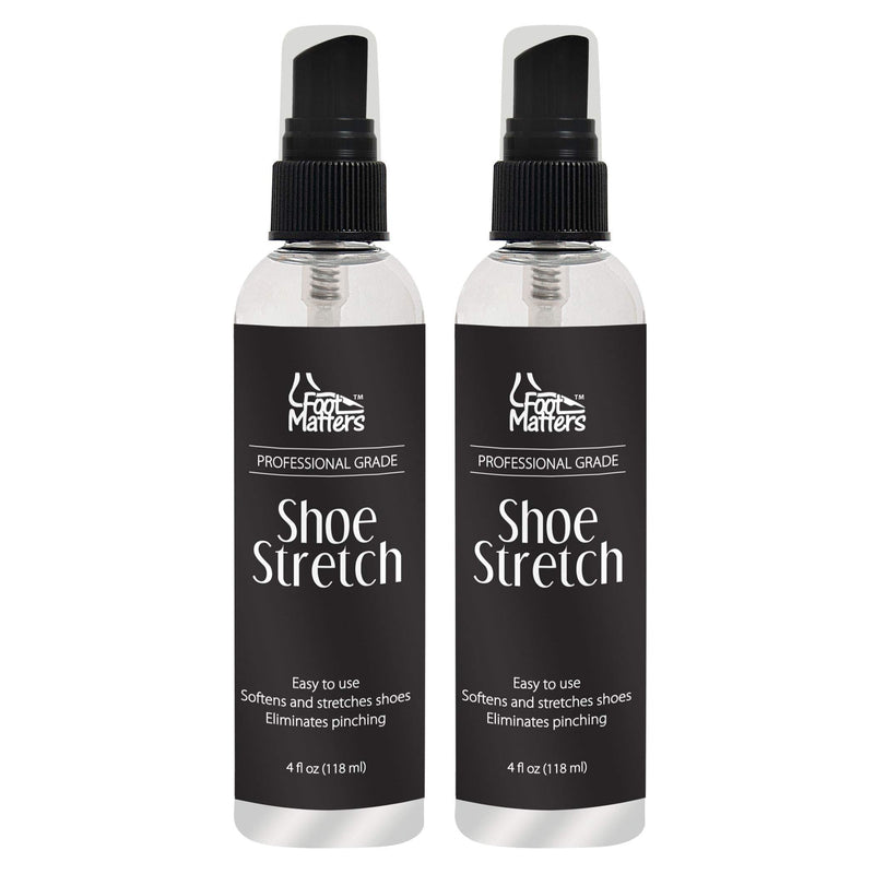 [Australia] - FootMatters Professional Boot & Shoe Stretch Spray – Softener & Stretcher for Leather, Suede, Nubuck, Canvas – 4 oz 2 Pack 