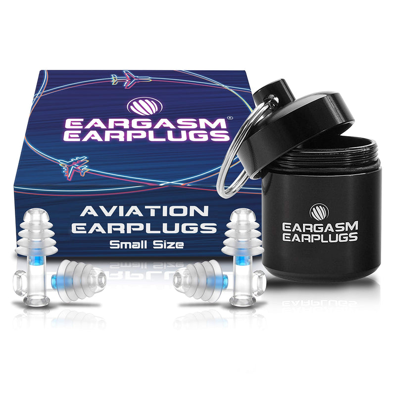 [Australia] - Eargasm Aviation Earplugs - Ear Pain Relief for Air Travel - Small Size (2 Pairs in Gift Box Packaging) 