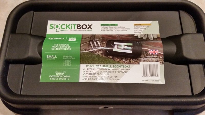 [Australia] - SOCKiTBOX 100533216 Weatherproof Black Small  Box 