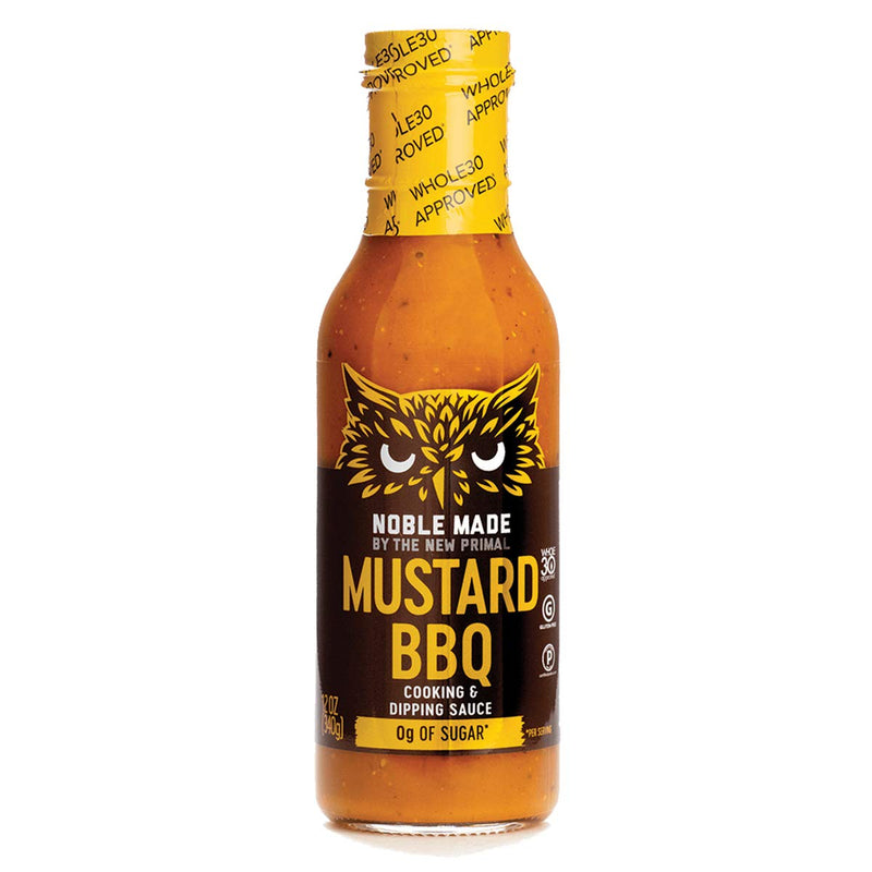 [Australia] - Noble Made by The New Primal Mustard BBQ Cooking & Dipping Sauce, Carolina Gold, Whole30 Approved, Paleo, Certified Gluten Free, Dairy and Soy Free, Keto, 12 Oz Glass Bottle (1 Count) 