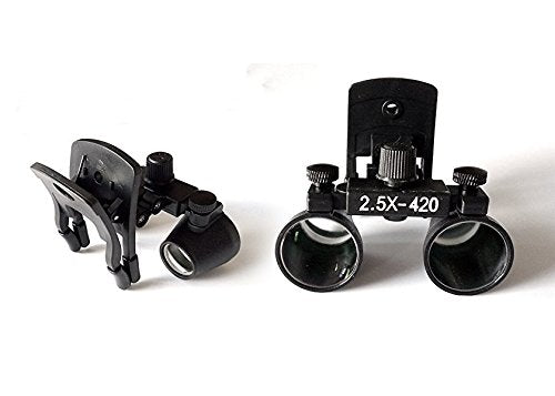 [Australia] - Doc.Royal Binocular Clip Loupes Lab Head Magnifier w/Clip-on 2.5X420mm DY-109 