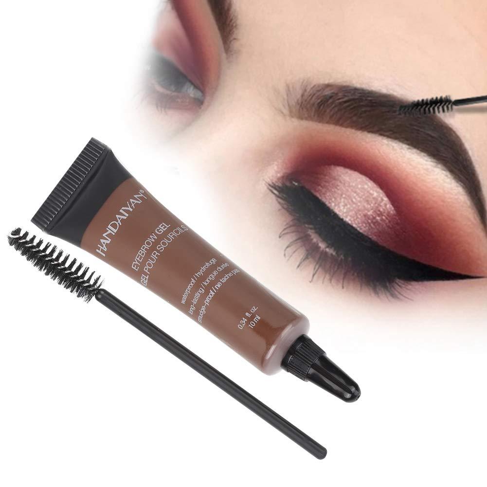 [Australia] - Professional Eyebrow Gel Waterproof Instant Eyebrow Dye Colour Tint with Brush Makeup Tools (3#) 