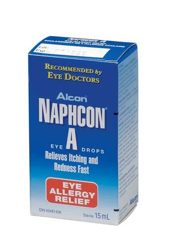 [Australia] - Alcon Naphcon Eye Drops, Allergy Relief 15 ml 