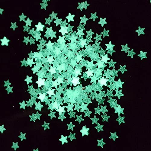 [Australia] - Stars - Glow in The Dark Stars - Cosmetic Grade Glitter, Solvent Resistant - Festival Rave Beauty Makeup Face Body Nail Resin Tumblers Crafts 