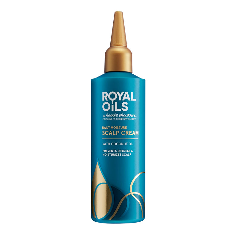 [Australia] - Head and Shoulders Scalp Cream Treatment, Daily Moisture, Anti Dandruff, Royal Oils Collection with Coconut Oil, Scalp Care for Natural and Curly Hair, 5.0 fl oz 