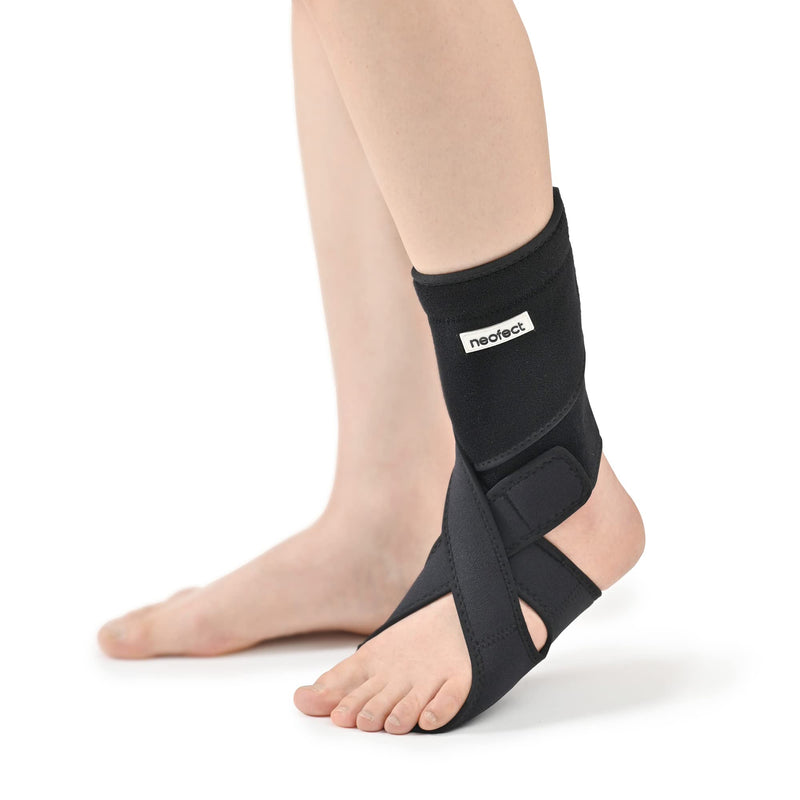[Australia] - NEOFECT Drop Foot Brace - Breathable Neoprene, Foot Drop, Adjustable Ankle Brace, Achilles Tendonitis, Plantar Fasciitis, Stroke, TBI, ALS, MS, Bone Fracture, AFO, ASO (Left) LEFT 