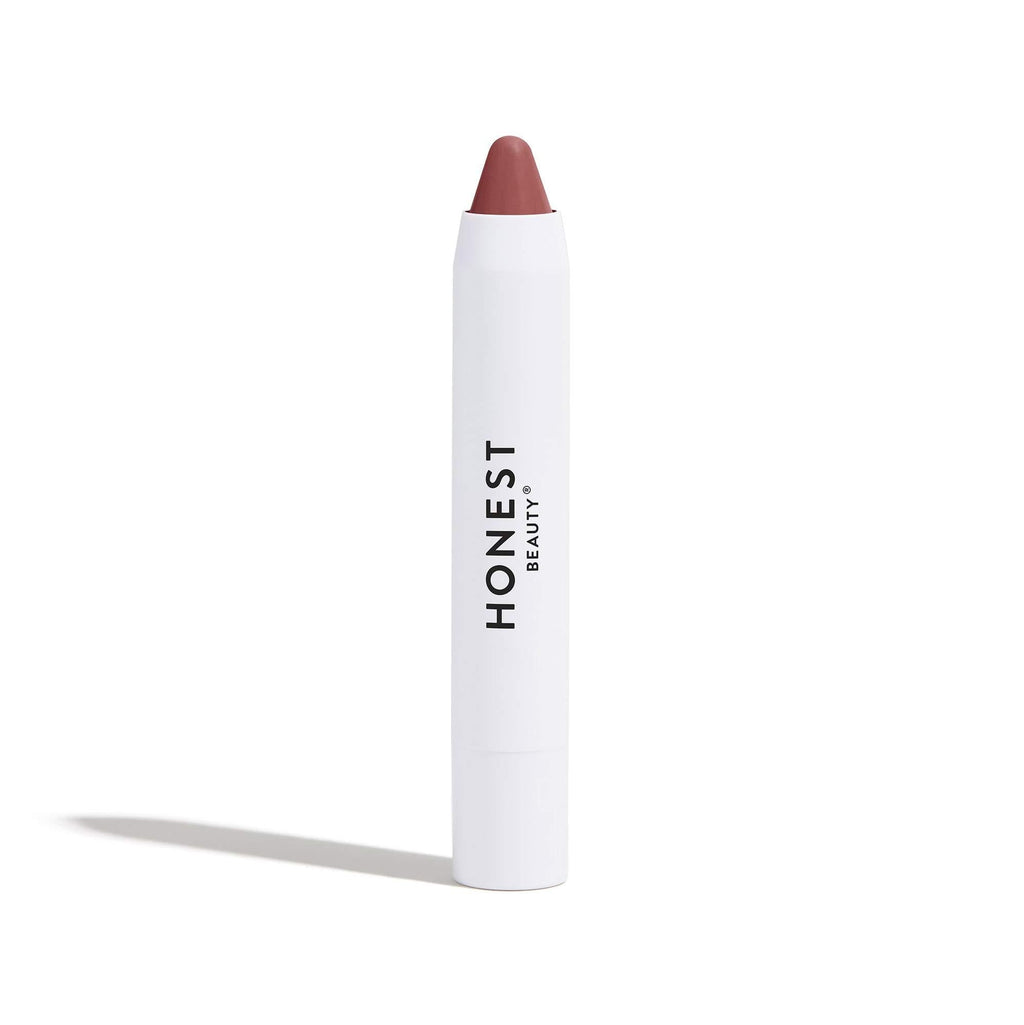 [Australia] - Honest Beauty Lip Crayon-Demi-Matte, Fig | Lightweight, High-Impact Color with Jojoba Oil & Shea Butter | Paraben Free, Silicone Free, Dermatologist Tested, Cruelty Free | 0.105 oz. 0.105 Ounce 