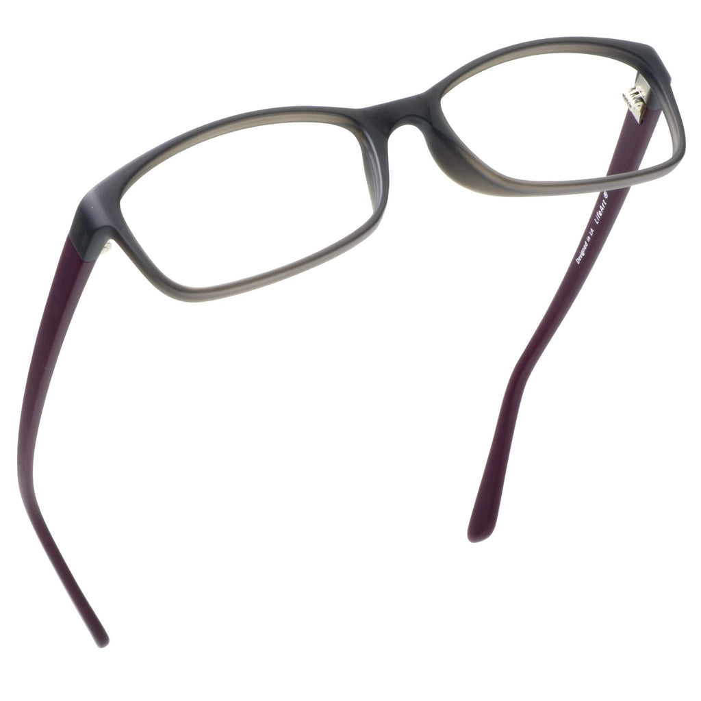 [Australia] - LifeArt Blue Light Blocking Glasses, Anti Eyestrain Newyork_matte Grey 0.0 x 