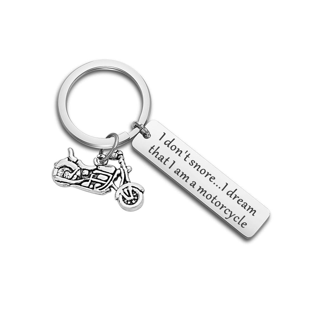 [Australia] - Motorcycle Keychain I Don't Snore I Dream That I Am A Motorcycles Key Ring Biker Keychain Motorcycle Dad Gift Motorcycle keychain 