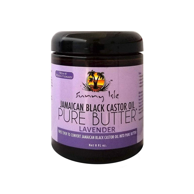 [Australia] - Sunny Isle Jamaican Black Castor Oil Pure Butter Lavender, Brown, 8 Fluid Ounce 