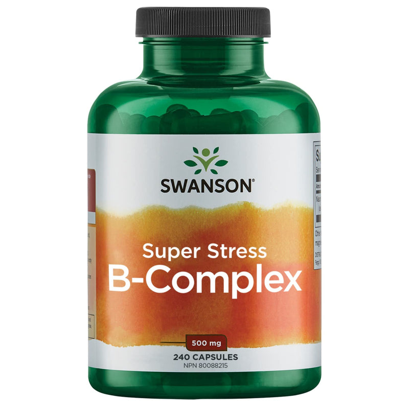[Australia] - Swanson Super Stress Vitamin B-Complex with Vitamin C 240 Caps 1 