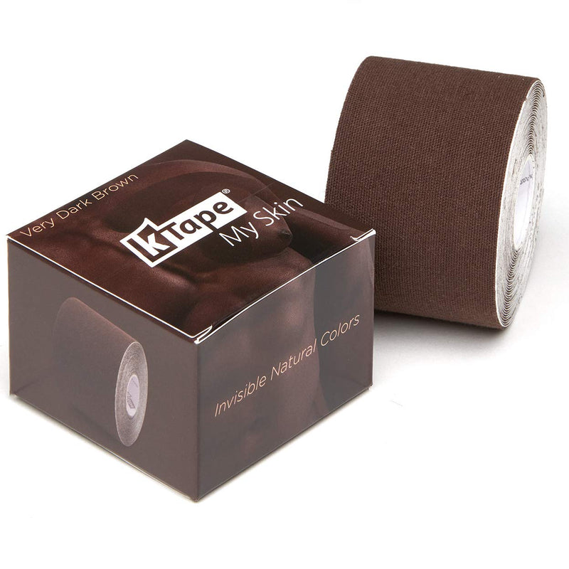 [Australia] - K-Tape My Skin - 5m Roll - Very Dark Brown 
