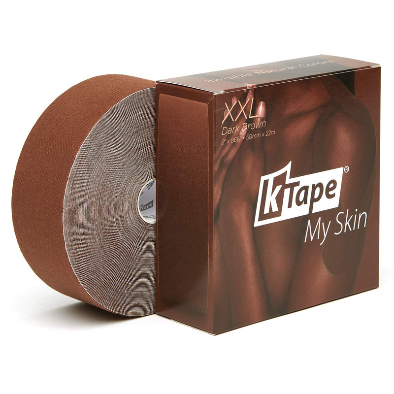 [Australia] - K-Tape My Skin - XXL 22m Roll - Dark Brown 