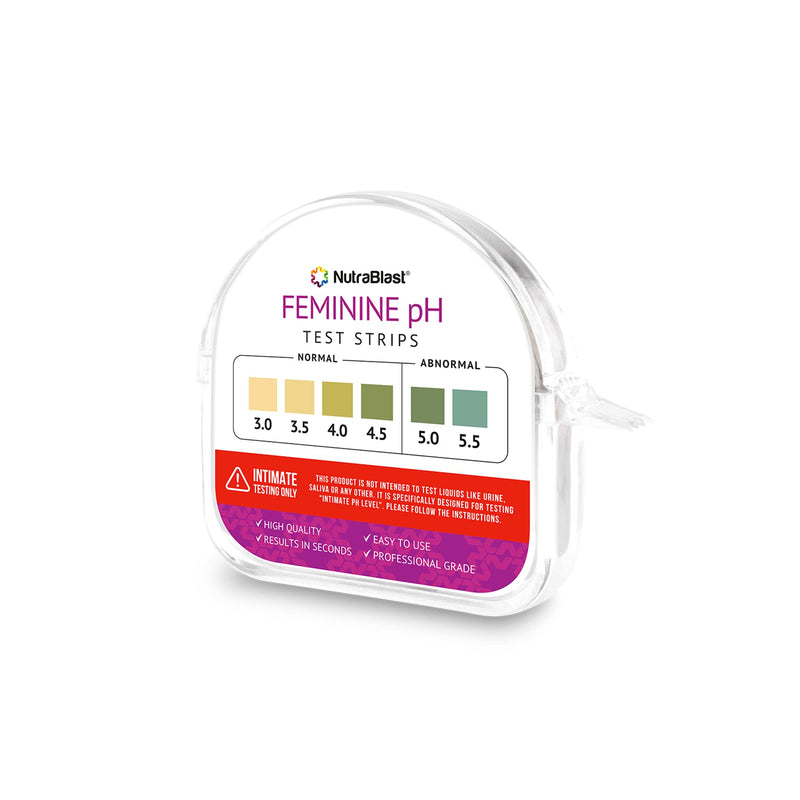 [Australia] - NutraBlast Feminine pH Test Strips 3.0 - 5.5 | Monitor Intimate Health | Easy to Use & Accurate Women’s Acidity & Alkalinity Balance pH Level Tester Kit (100 Tests Roll) 