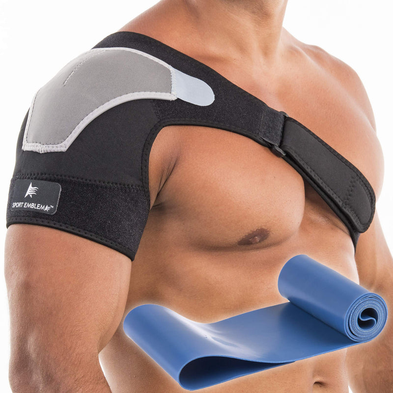 [Australia] - Shoulder Brace for Women or Men, Shoulder Support for Torn Rotator Cuff, Compression Sleeve for Pain Relief, Stability Brace and Shoulder Immobilizer for Dislocation, Subluxation (Small-Medium) 